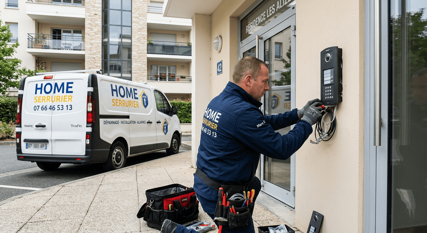 installation interphone Toul