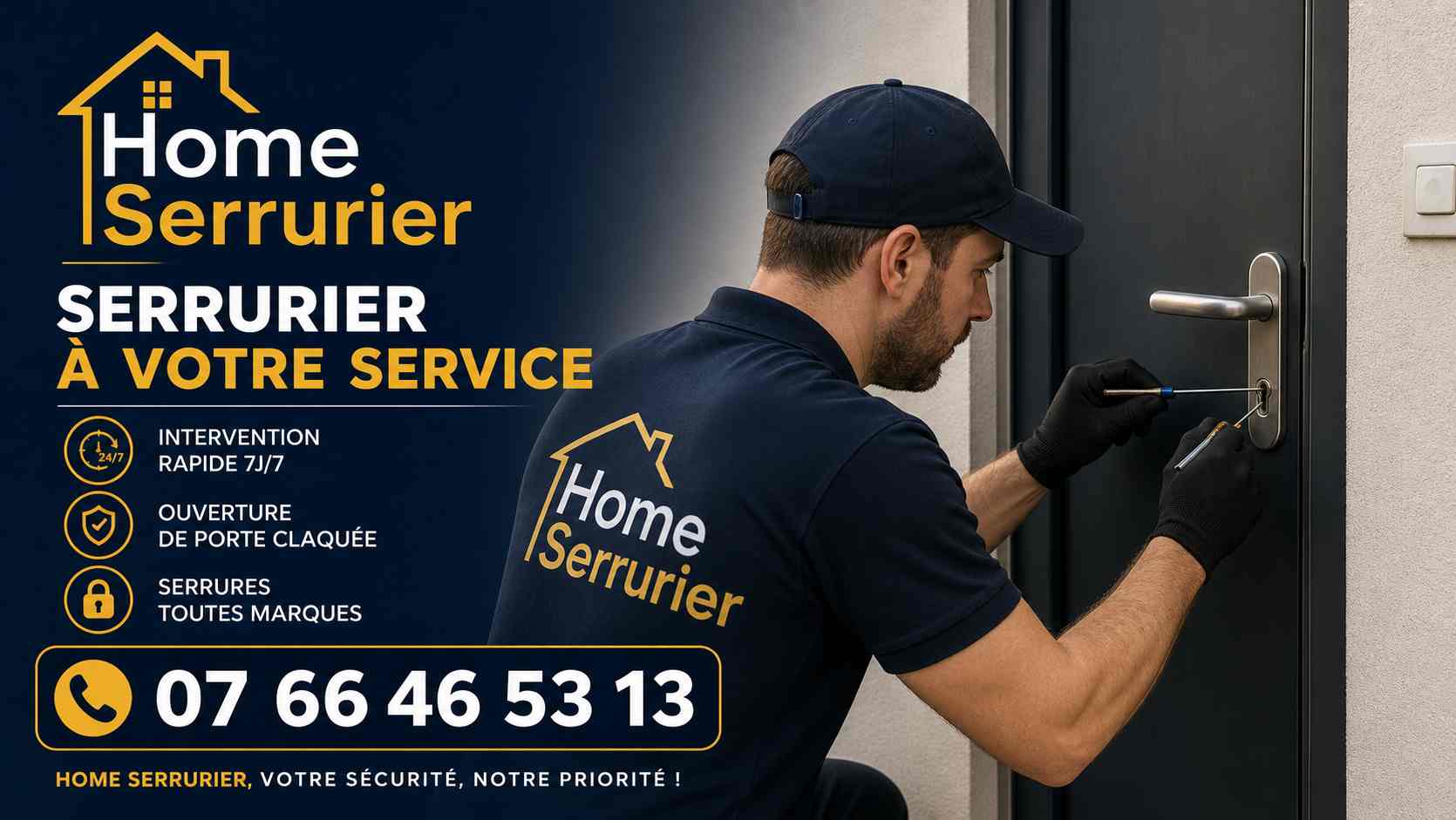 Ouverture de porte par un serrurier à Bruley