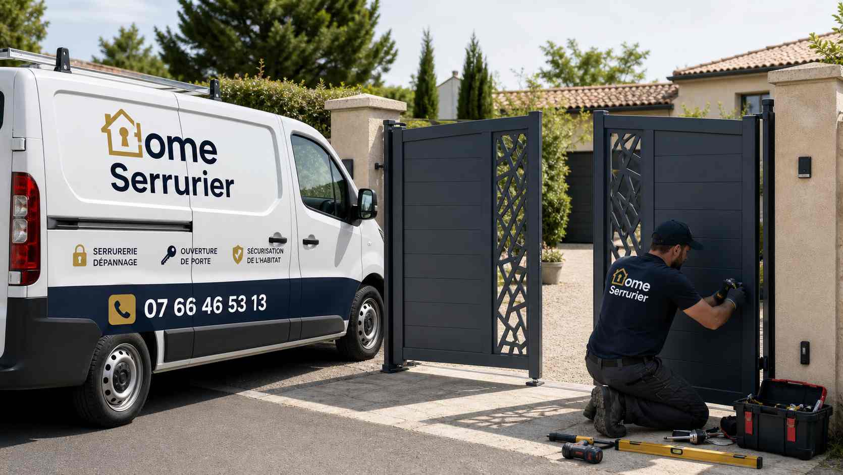 Pose de portail à Toul