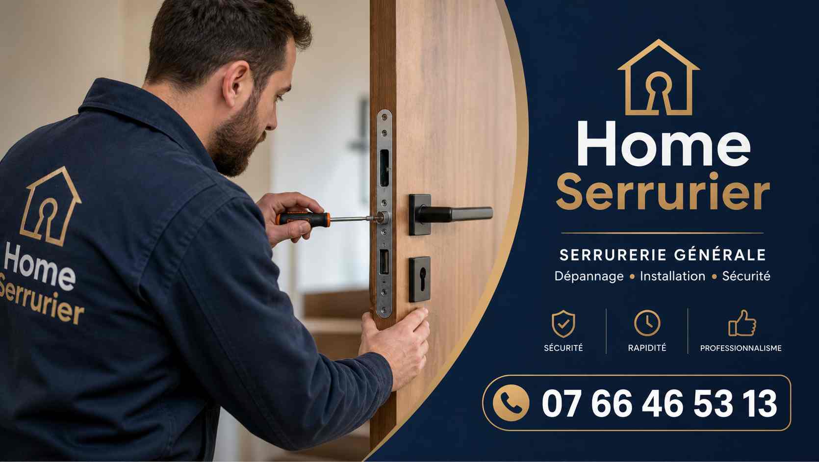 Serrure de porte d'entrée à Toul